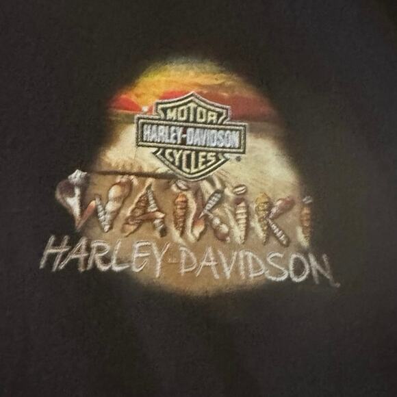 Harley-Davidson Waikiki Beach Hawaii T-Shirt 3XL - Picture 3 of 7